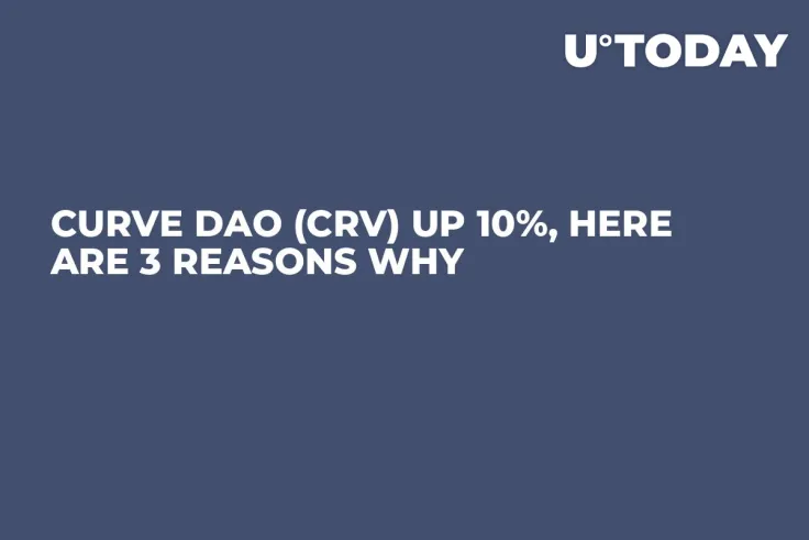 Curve DAO (CRV) Up 10%, Here Are 3 Reasons Why