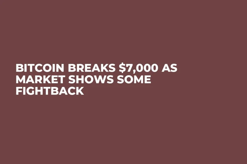 Bitcoin Breaks $7,000 as Market Shows Some Fightback