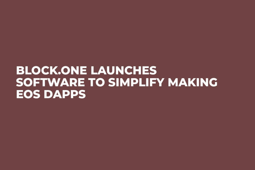 Block.One Launches Software to Simplify Making EOS Dapps
