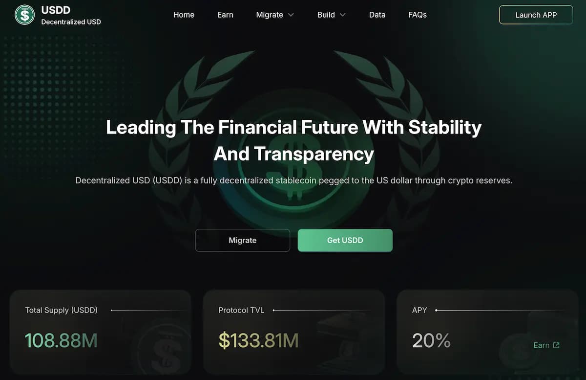 USDD es una alternativas a las mejores stablecoins 