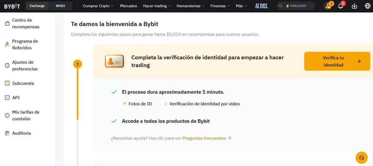 BYBIT Mejores crypto exchanges p2p