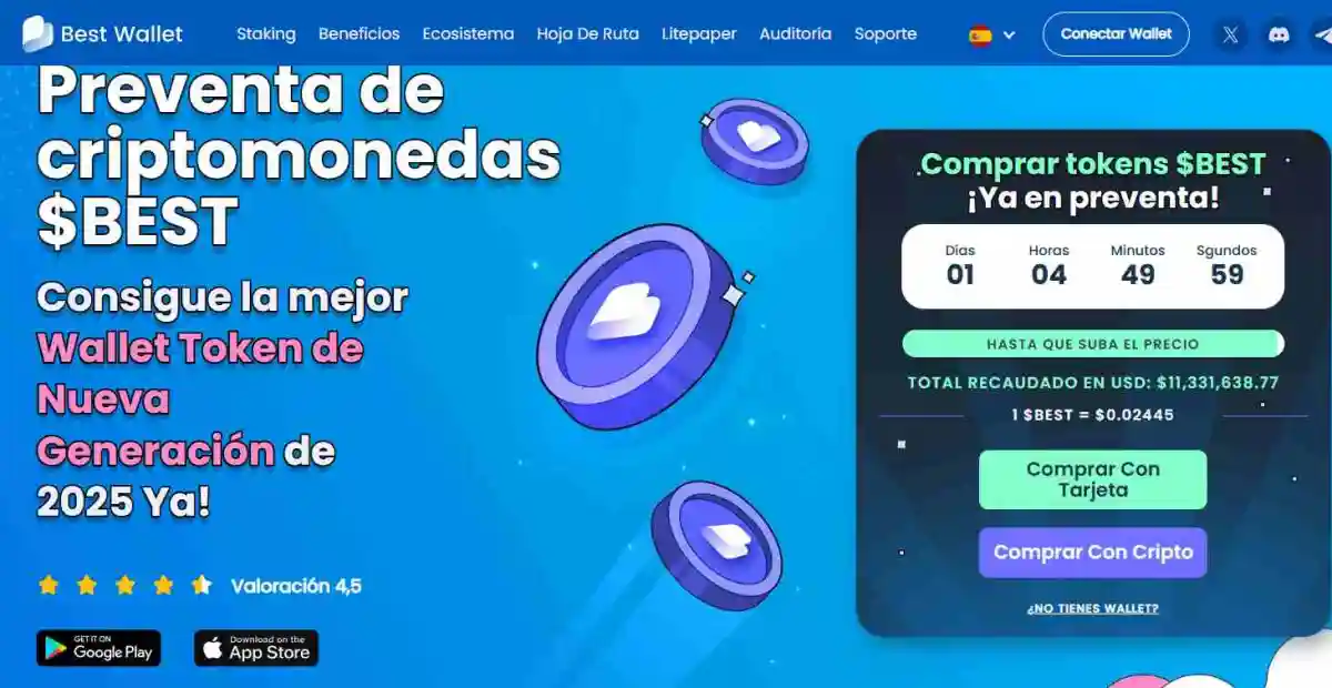 Best Wallet Token (BEST) – La ICO de la wallet que impacta el ecosistema