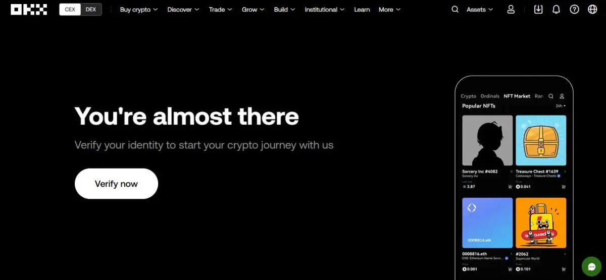 OKX Mejores crypto exchanges p2p