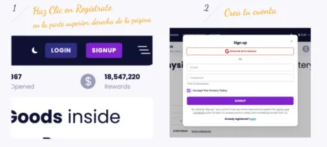 Registro en Jemlit para obtener caja sorpresa