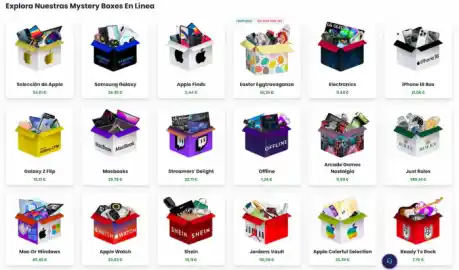 Jemlit opiniones: el paso siguiente es explorar las mistery box hasta encontrar una caja de tu interés