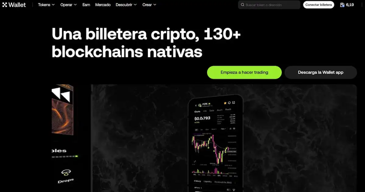 La billetera Web3 de OKX
