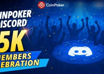 CoinPoker Discord社群突破5,000名成員　獨家$5,000慶祝賽事熱血登場！