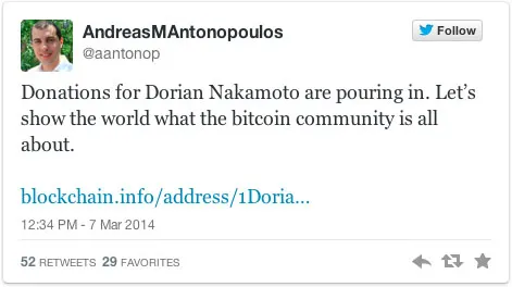 Andreas Dorian Tweet