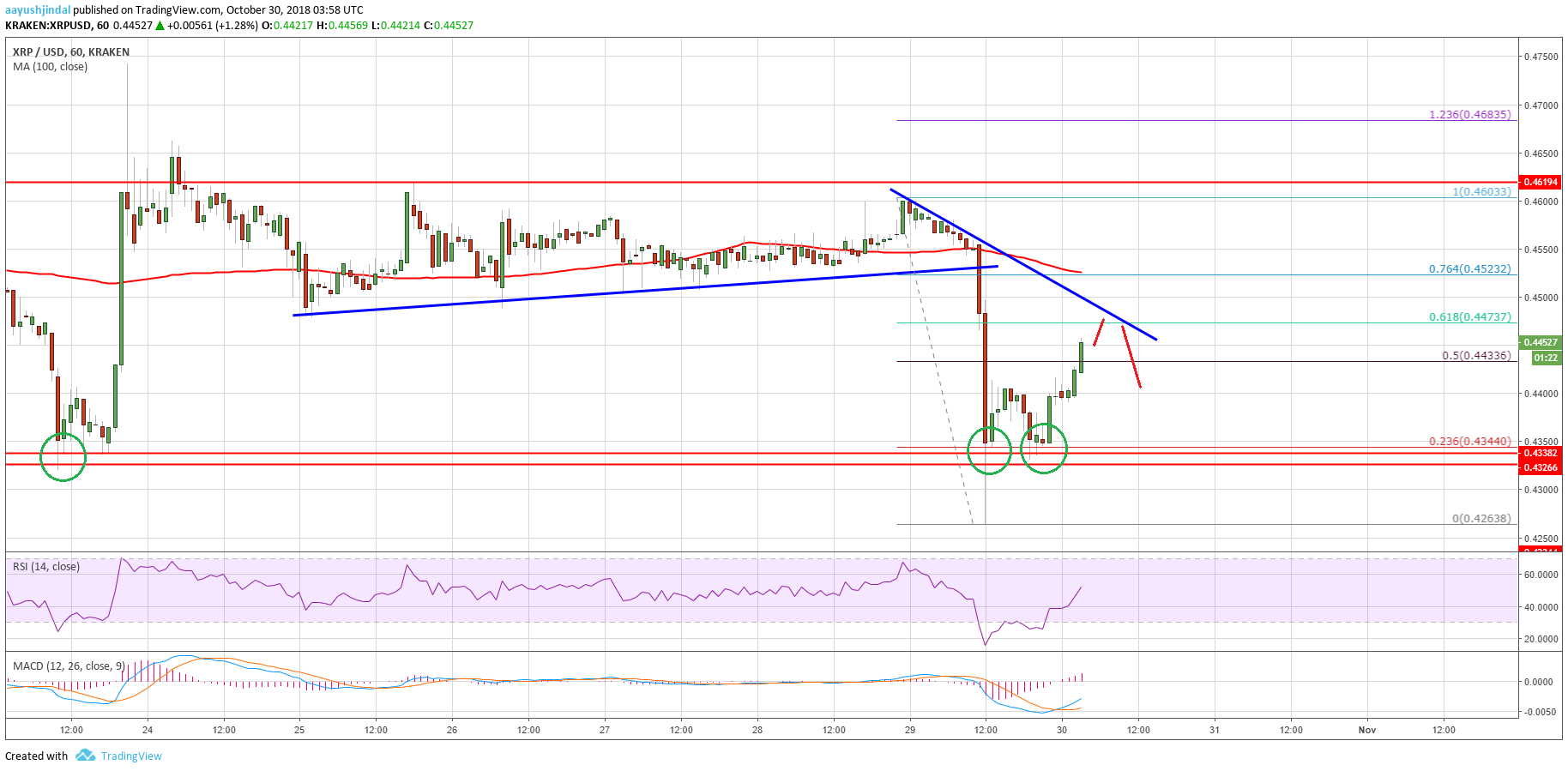 Ripple Price Analysis XRP Chart