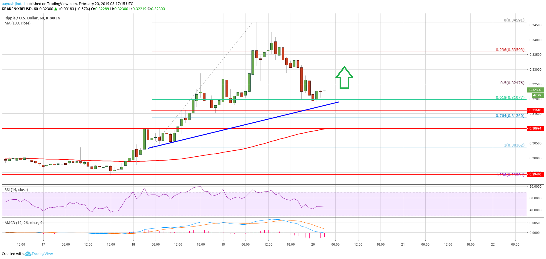 Ripple Price Analysis XRP Chart