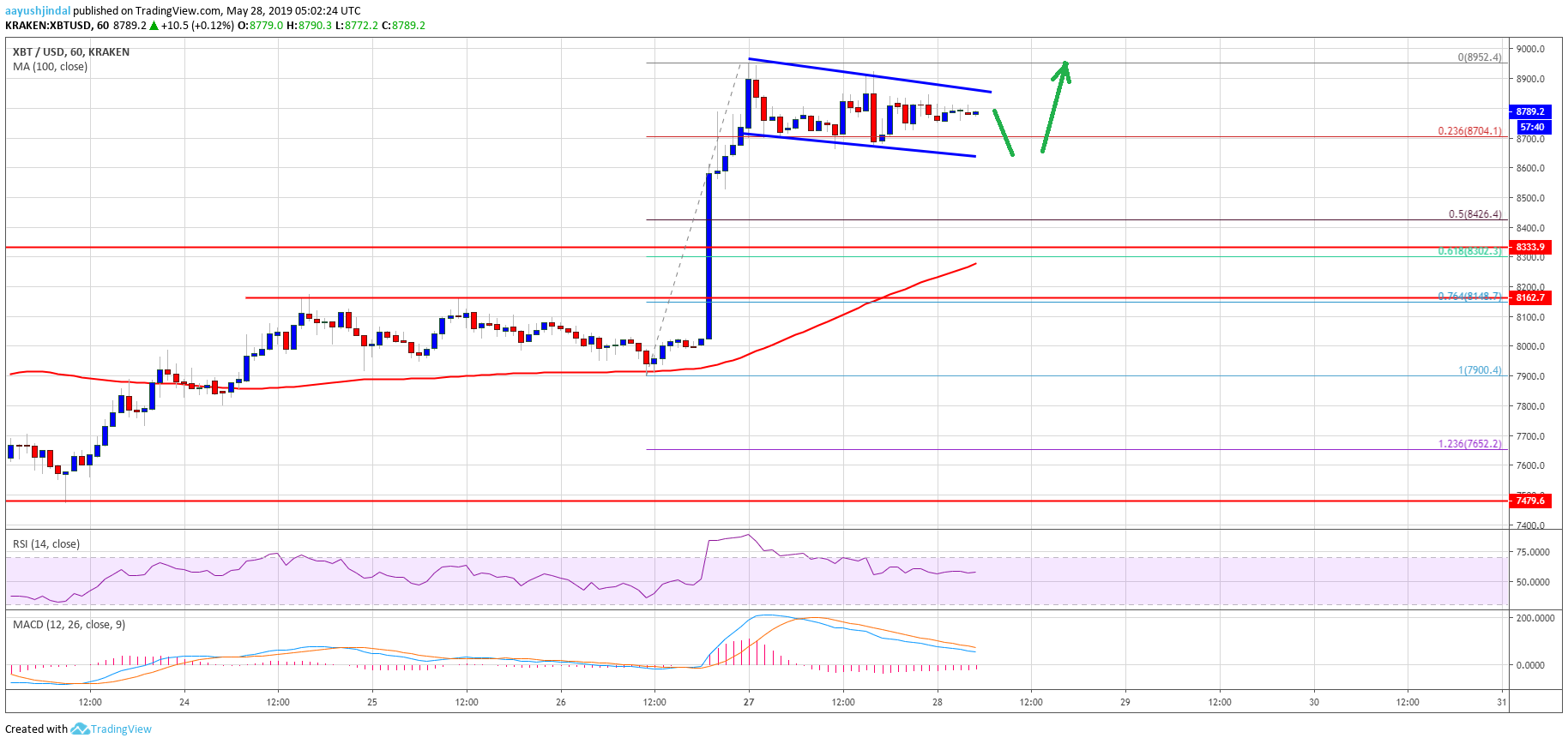 Bitcoin Price Analysis BTC Chart