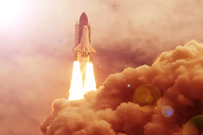 bitcoin crypto rocket