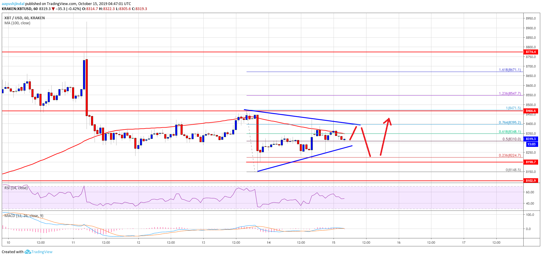 Bitcoin Price Analysis BTC Chart