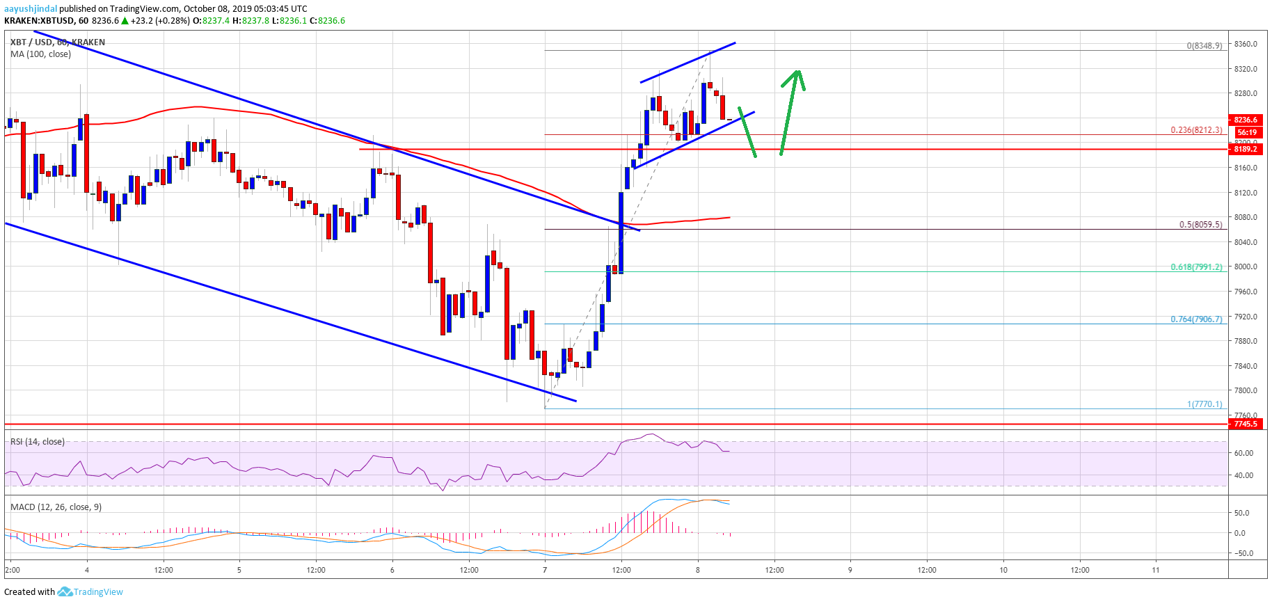 Bitcoin Price Analysis BTC Chart