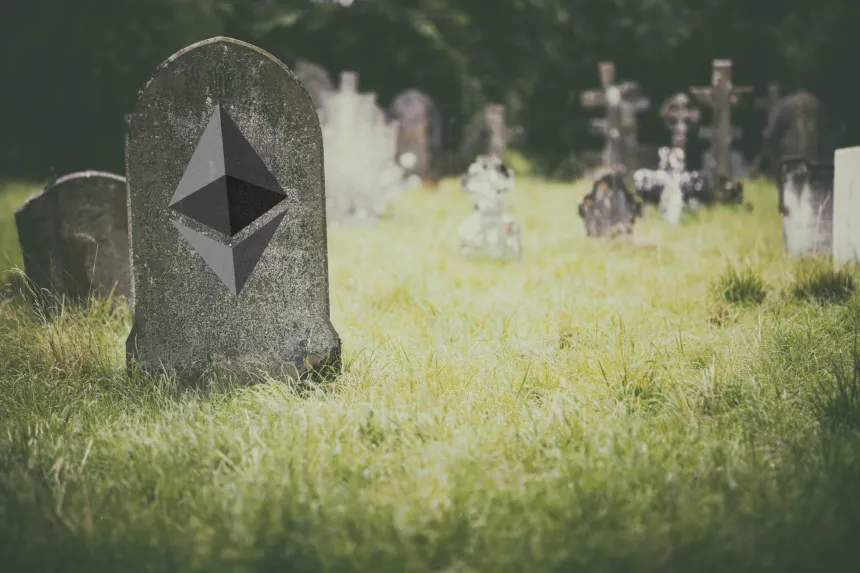 ethereum bitcoin dead grave