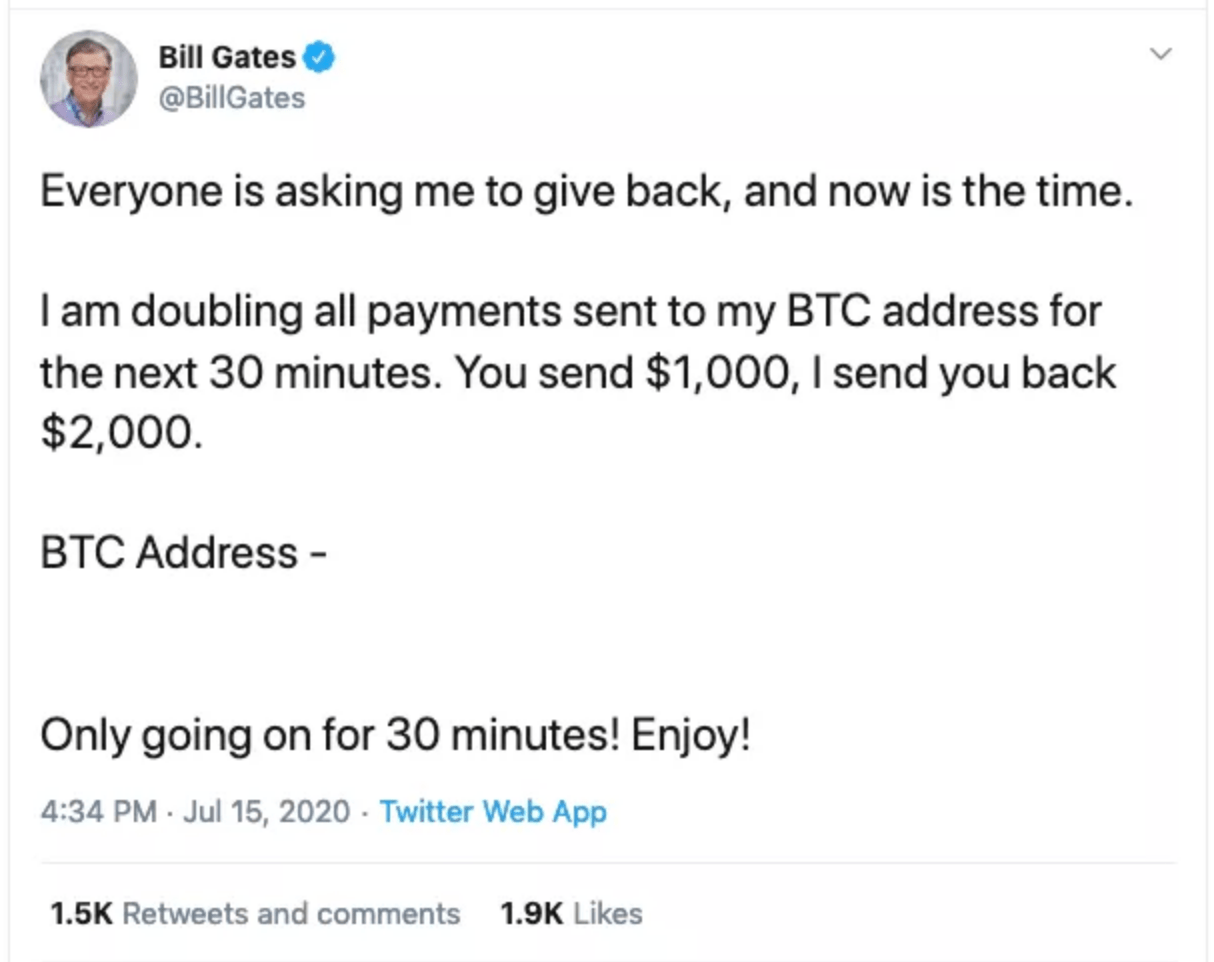 bill gates bitcoin scam twitter