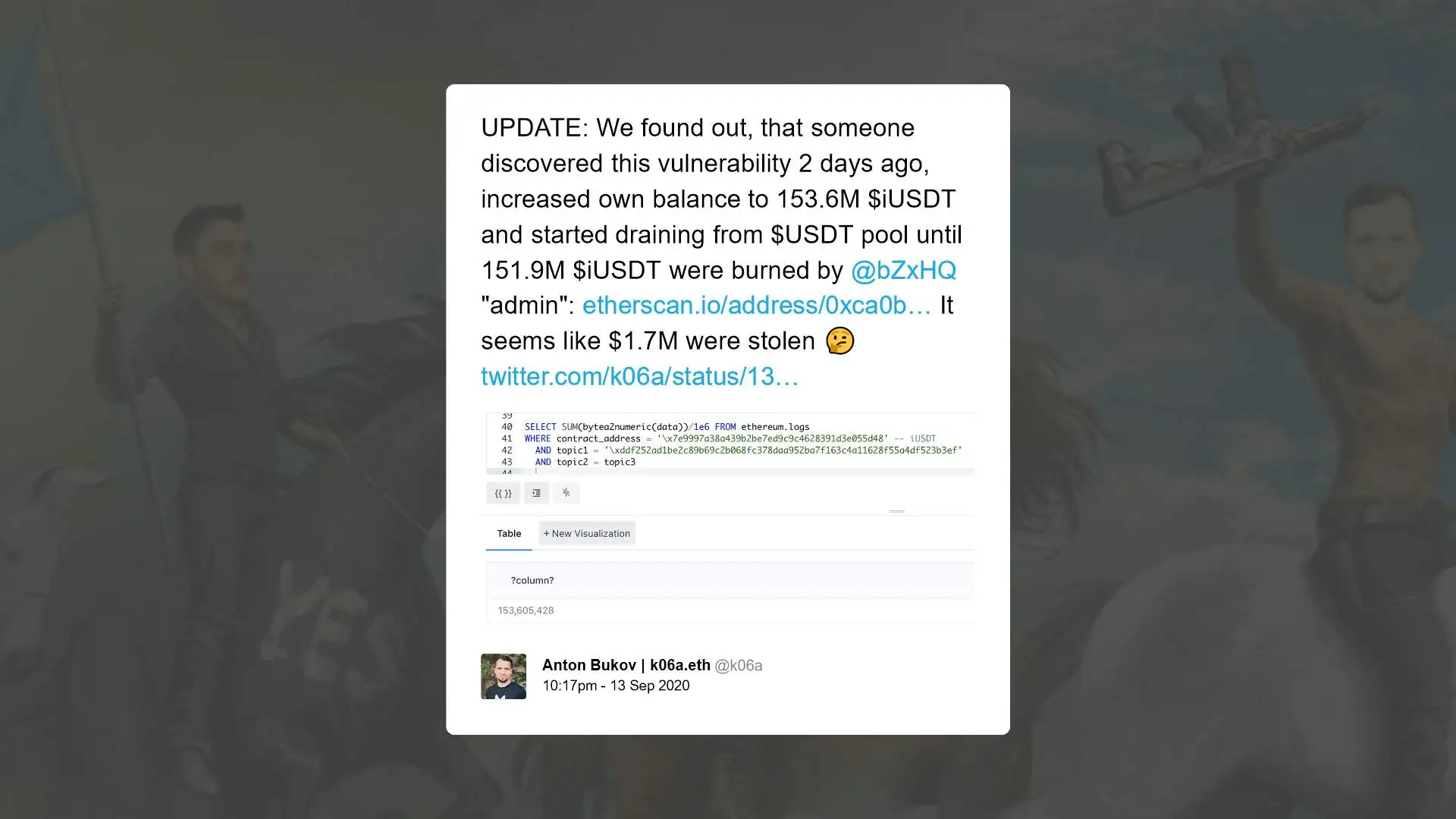 DeFi protocol bZx lost $1.7 million in latest exploit