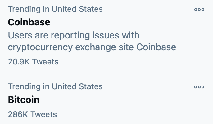 coinbase bitcoin twitter