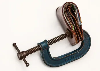 Volatility, a wallet being crunched