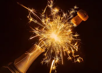 China Ban, Champagne and a sparkler