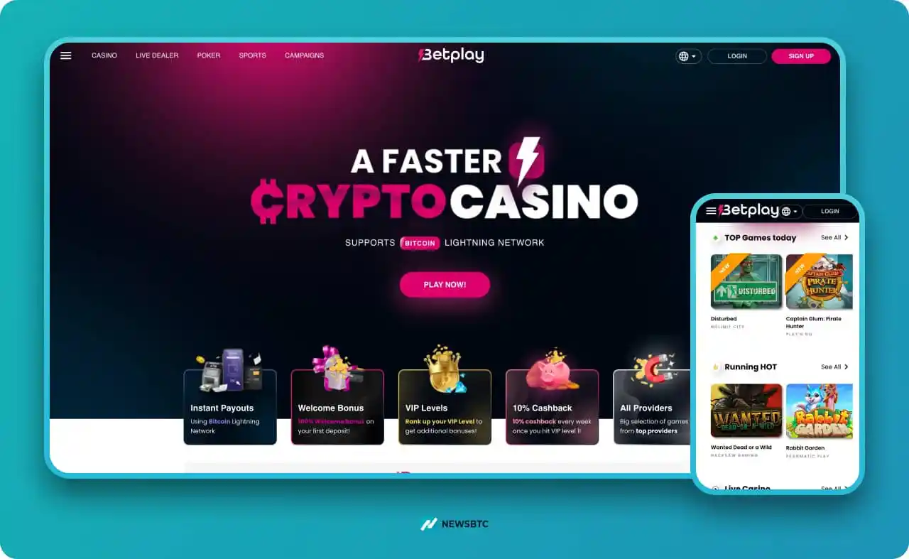 Betplay Crypto Gambling Site