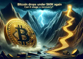 Bitcoin Price Drops Under $60K Again
