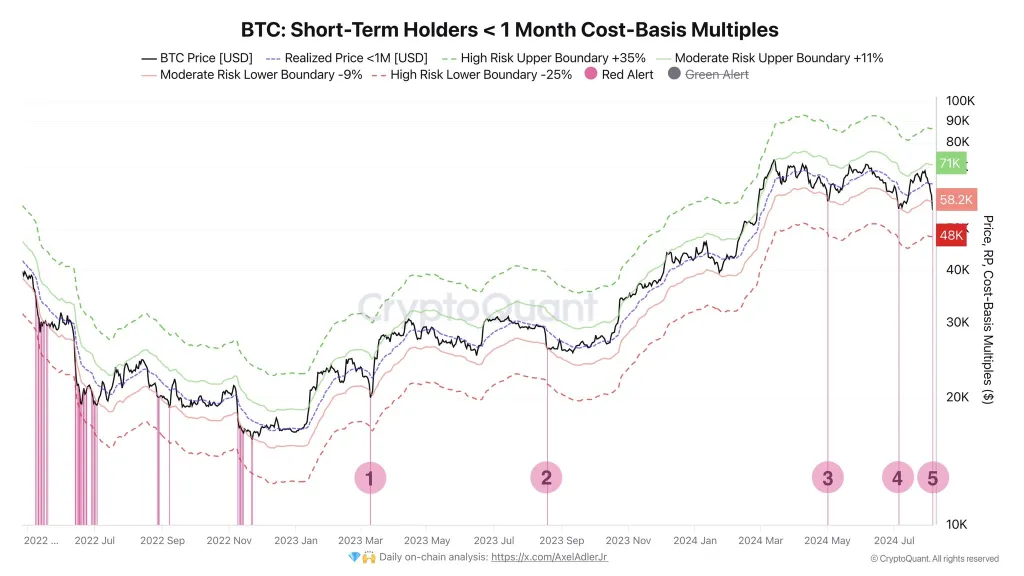 Active BTC investors have support at $48,000 | Source: @AxelAdlerJr via X