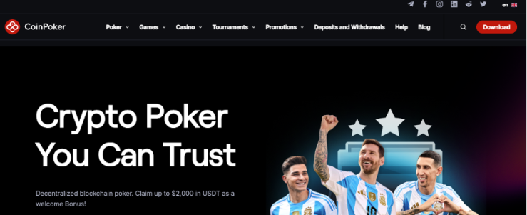 CoinPoker is the best new crypto sportsbook