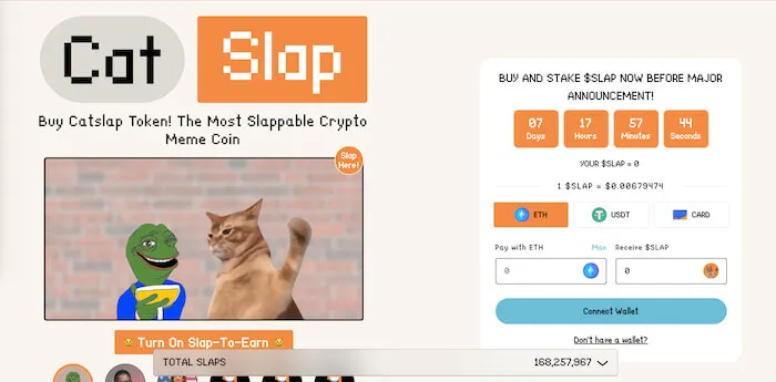 Catslap top crypto picks