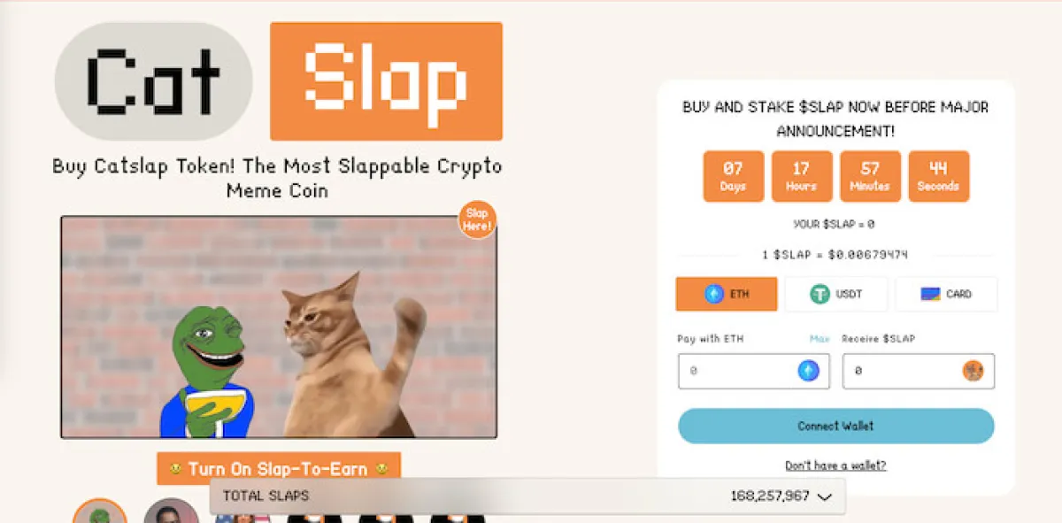 Catslap top crypto picks