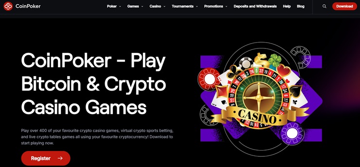 CoinPoker one of the top solana casinos