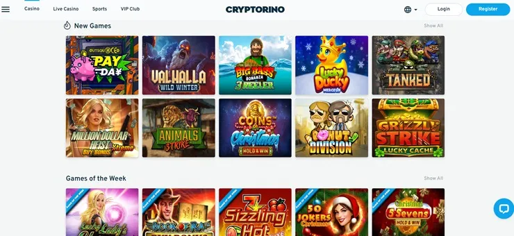 cryptorino solana casino games