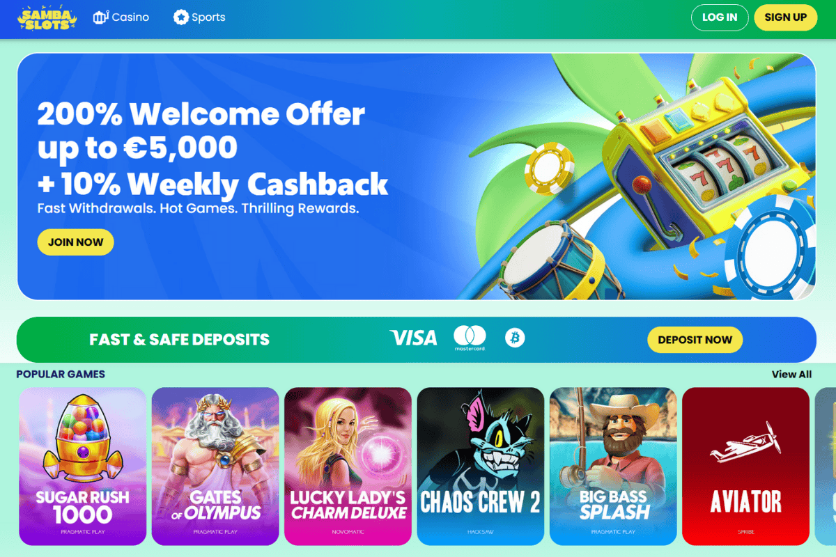 Samba Slots NEWSBTC
