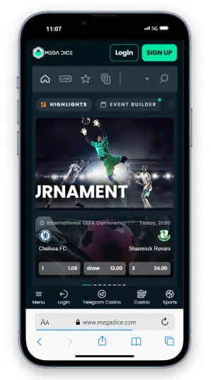 Mega Dice Sportsbook Mobile