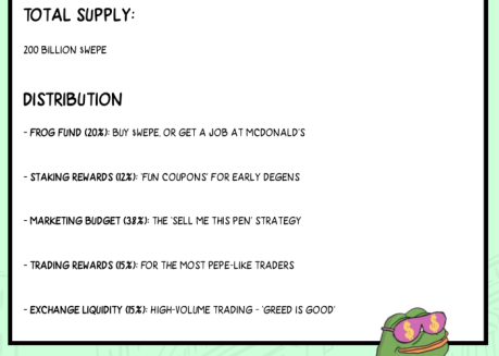 월스트리트 페페 토크노믹스