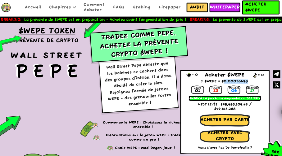 acheter-wall-street-pepe