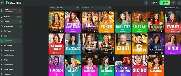 bc.game crypto live dealer casino