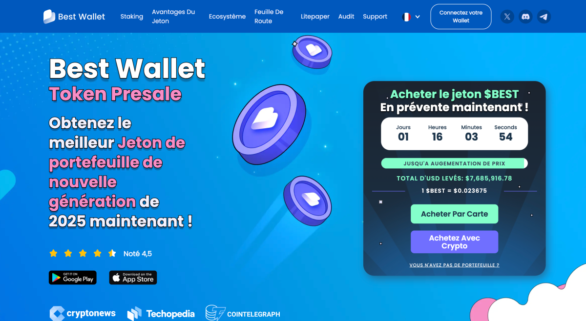 best-wallet-token le meilleur portefuille Web3 2025
