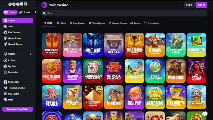 CoinCasino is the latest decentralized crypto casino