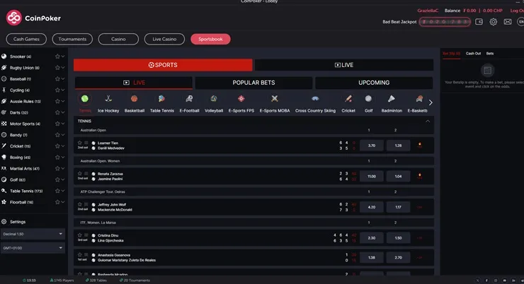 coinpoker review of sportsbook