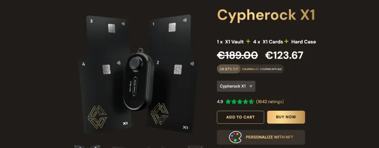 cypherock, beste hardware wallet voor crypto