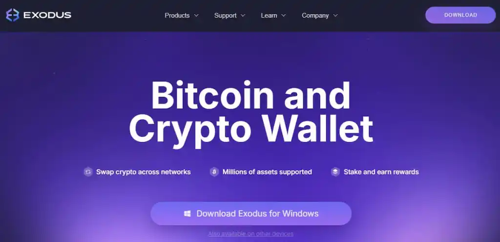 Exodus - Bitcoin Desktop Wallet