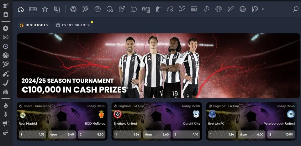 спортивные ставки в instantcasino