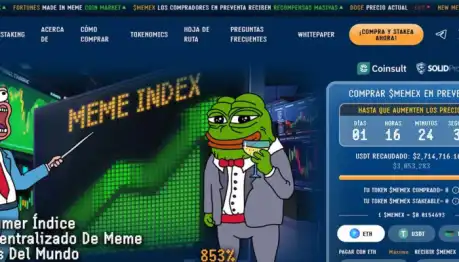 Las elecciones de Murad anticipan un crecimiento en el sector de las meme coins, la ICO de MEMEX supera los 2.7 millones 