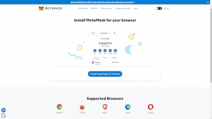create a metamask wallet