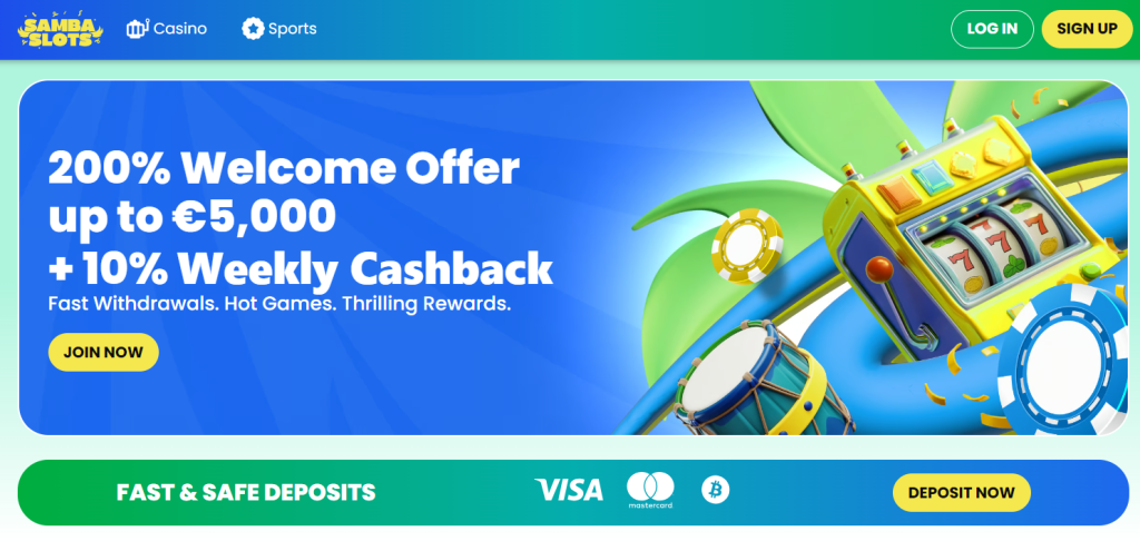 Zahraniční casino Samba Slots