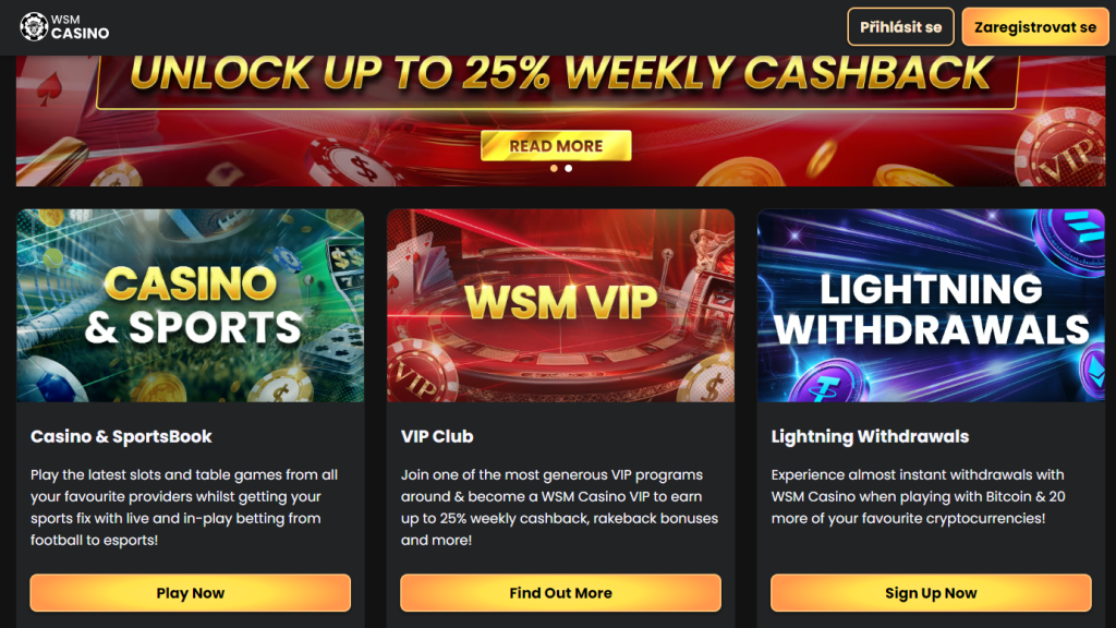 Zahraniční WSM casino