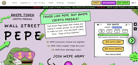 Wall Street Pepe ($WEPE)