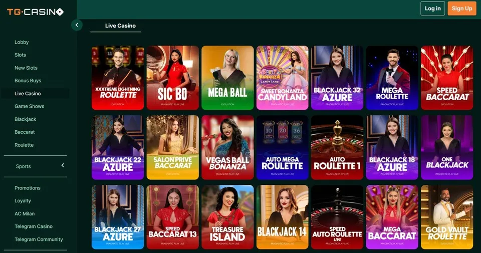 игровая площадка tgcasino