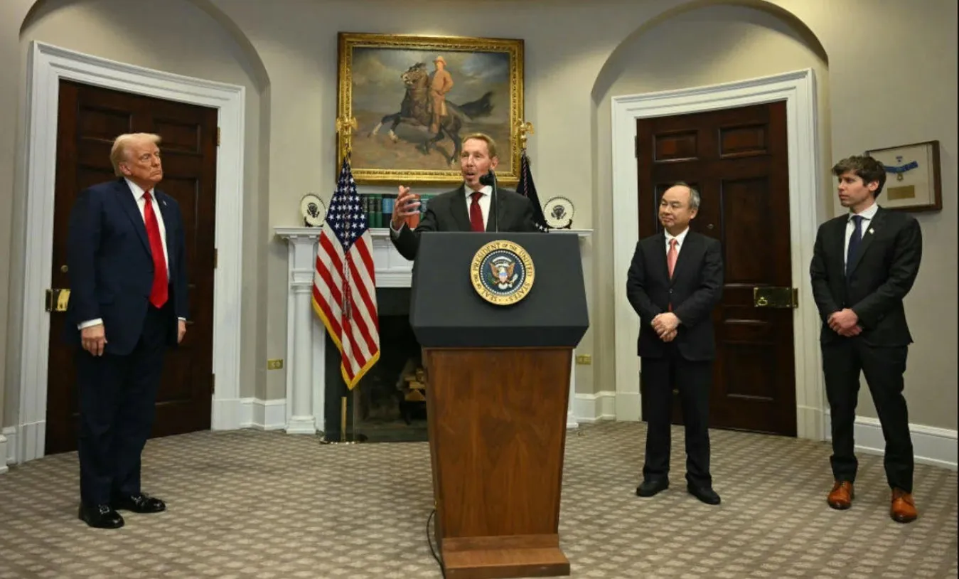 trum i liderzy openai i oracle